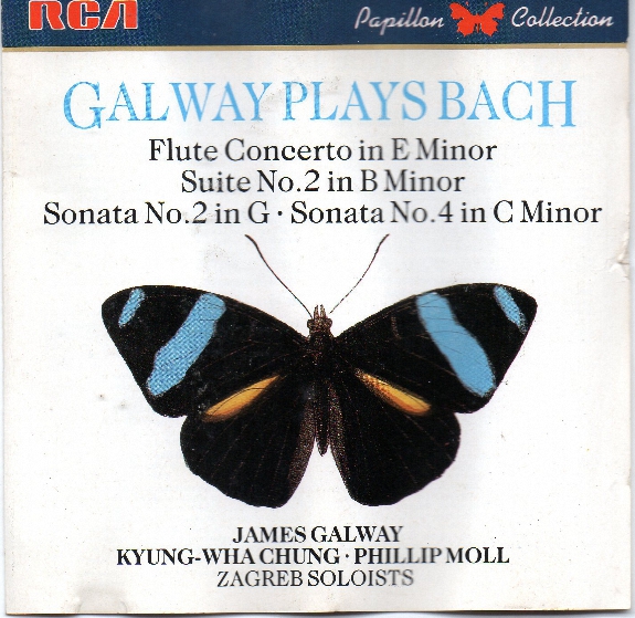 (image for) James Galway Plays Bach